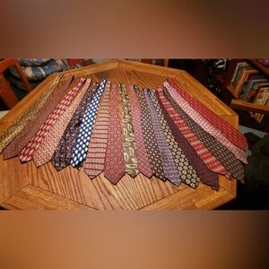 Joseph A. Bank, Daniel Fasson, Roundtree & York, Kenneth Cole 18-Tie Bundle 👔